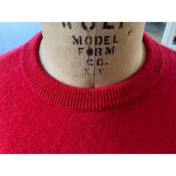 Halogen Coral 100% Cashmere Crew Neck Sweater Size M - Picture 3 of 5